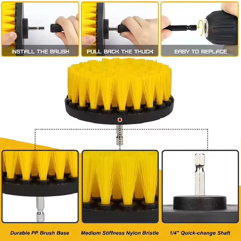 9Pcs Car Wash Kit Cleaning Bru - Dirt Brush Interior review and price