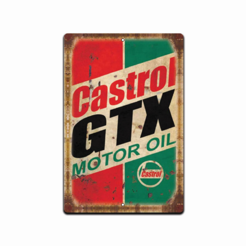 Castrol GTX Vintage Looking Ga - Castrol Oil Gtx review and price